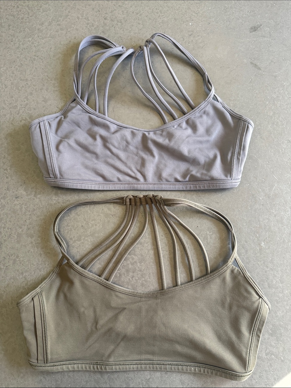 Lululemon Set 2 Free to be Wild Bra size 8